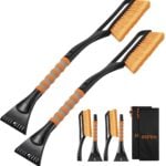 snow brush ice scraper 27 2 pack astroai