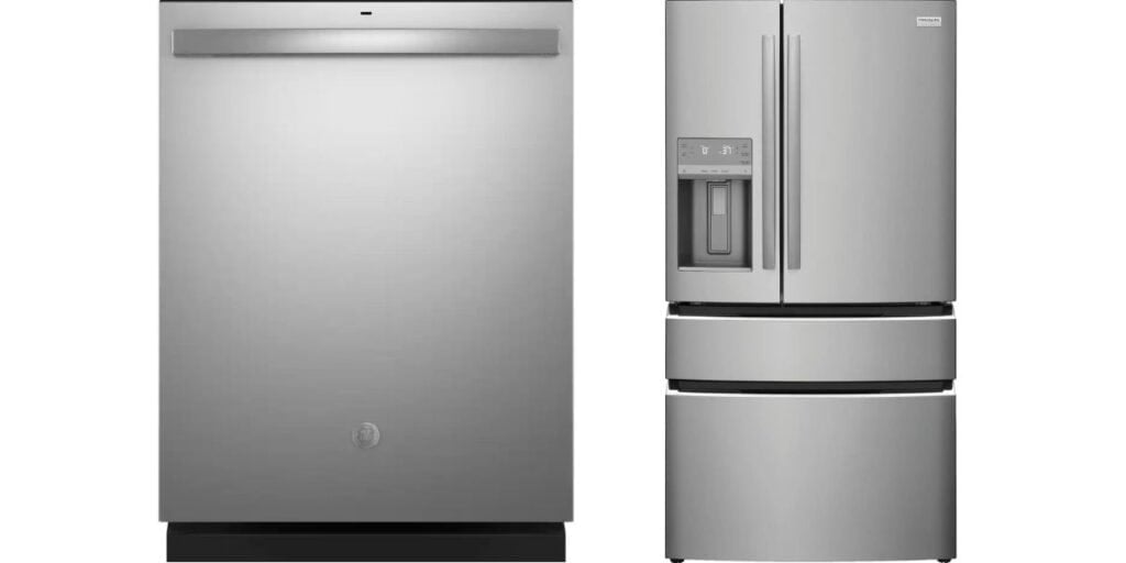stainless steel dishwasher and refrigerator (1) stainless steel dishwasher and refrigerator