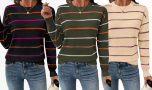 stripe sweater