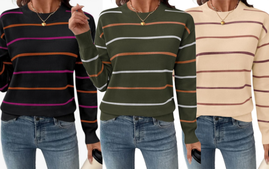 stripe sweater