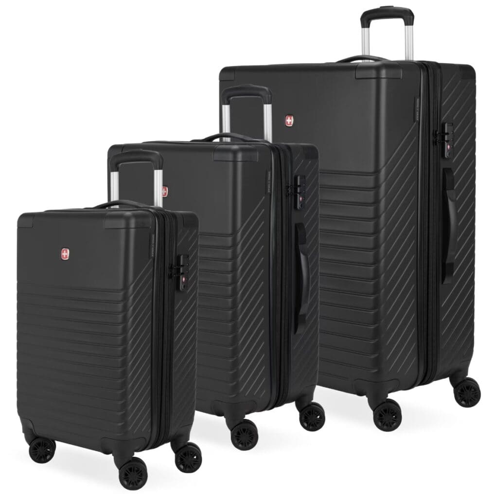 swissgear 3 piece spinner hardside luggage swissgear 3 piece spinner hardside luggage