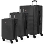 swissgear 3 piece spinner hardside luggage
