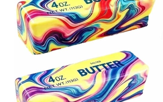 tie dye butter