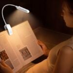 white book light clip on glocusent