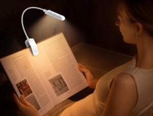 white book light clip on glocusent