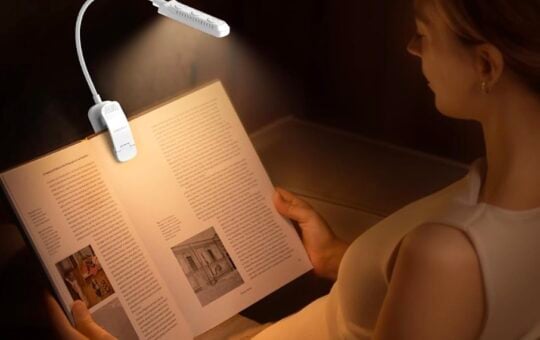 white book light clip on glocusent