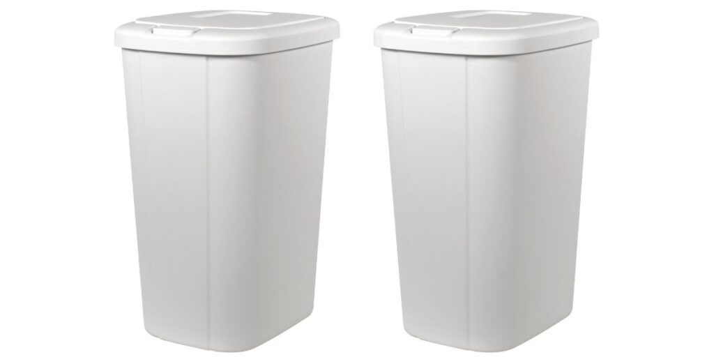 white trash cans white trash cans