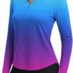 women's 1:4 zip long sleeve workout top alaroo