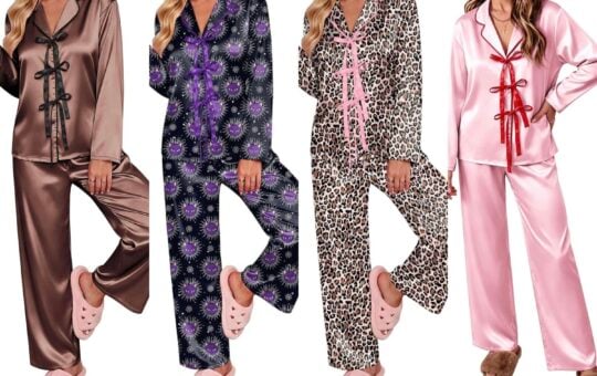 womens bow pjs