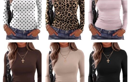 zeagoo mock turtlenecks