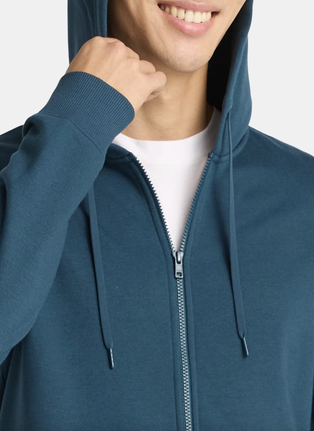 Athletic Works Men's and Big Men's Zip Up Fleece Hoodie Sweatshirt