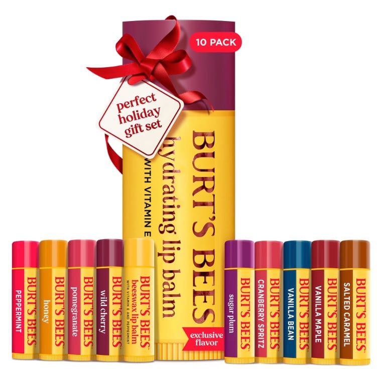 Burt's Bees Lip Balm Mega Holiday Gift Pack Burt's Bees Lip Balm Mega Holiday Gift Pack