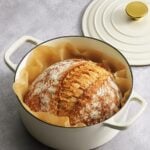 CAROTE 4.5QT Enamel Cast Iron Dutch Oven