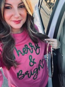 Christmas Sweatshirts Women Merry and Bright Christmas 2
