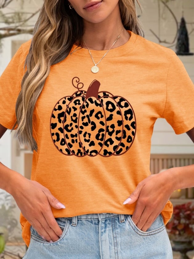 Chulianyouhuo Pumpkin Shirt Tops