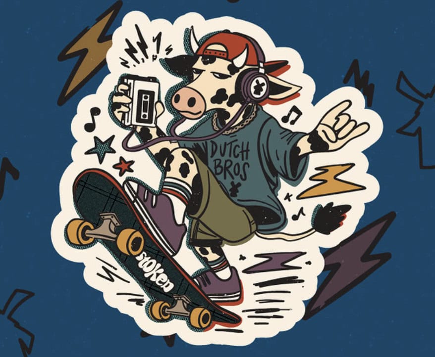 Dutch Bros Free Sticker