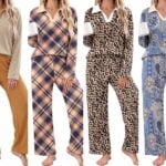 Ekouaer Waffle Knit Lounge Set