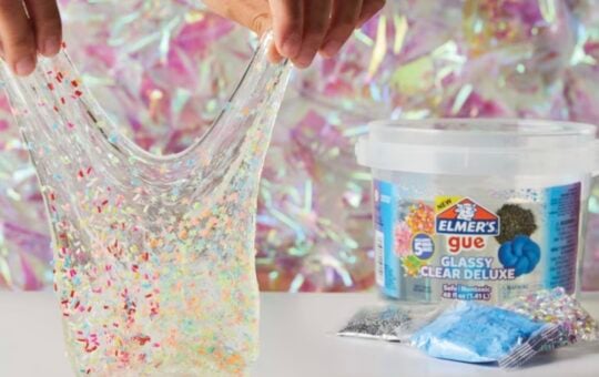 Elmer's Slime clear glitter set