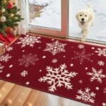 Findosom Christmas Doormat Rug