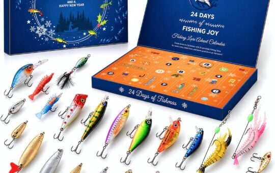 Fishing Advent Calendar 2026 Lure 24 Days Xmas Gift Adult Men Teen Boys 2