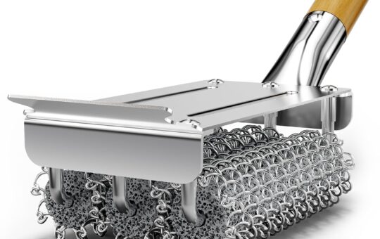 Grill Brush Bristle Free with Scraper, Stainless Steel BBQ Grill Brush 2