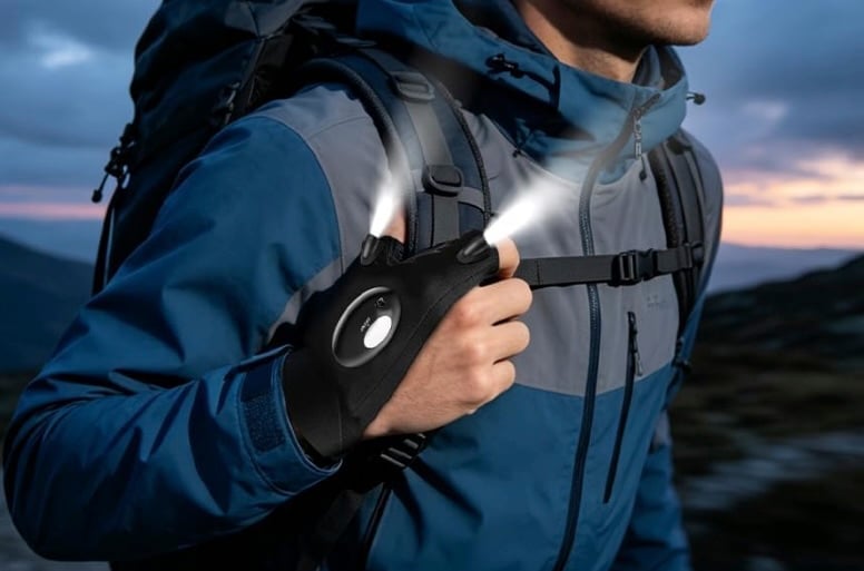 Lenski LED Flashlight Gloves