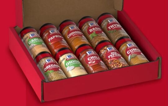 McCormick Spices & Herbs Holiday Essentials Gift Set Box