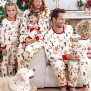 PATPAT Family Christmas Pajamas Matching Sets