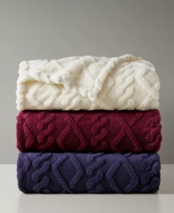 Premier Comfort Cozy Cable Throw, 50 x 60