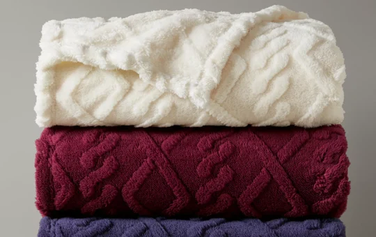 Premier Comfort Cozy Cable Throw, 50 x 60
