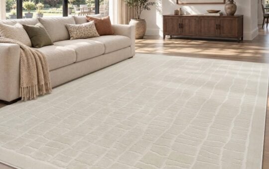 RESARE 5x7 Washable Area Rug