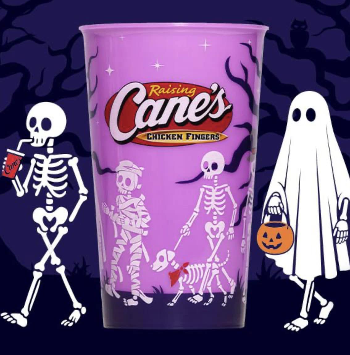 Raisind Cane's Halloween Cup