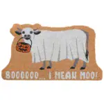 Red Shed Boo Moo Coir Halloween Door Mat, 27 in.