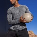 Soothfeel Men's Quick Dry Long Sleeve Workout Shirt