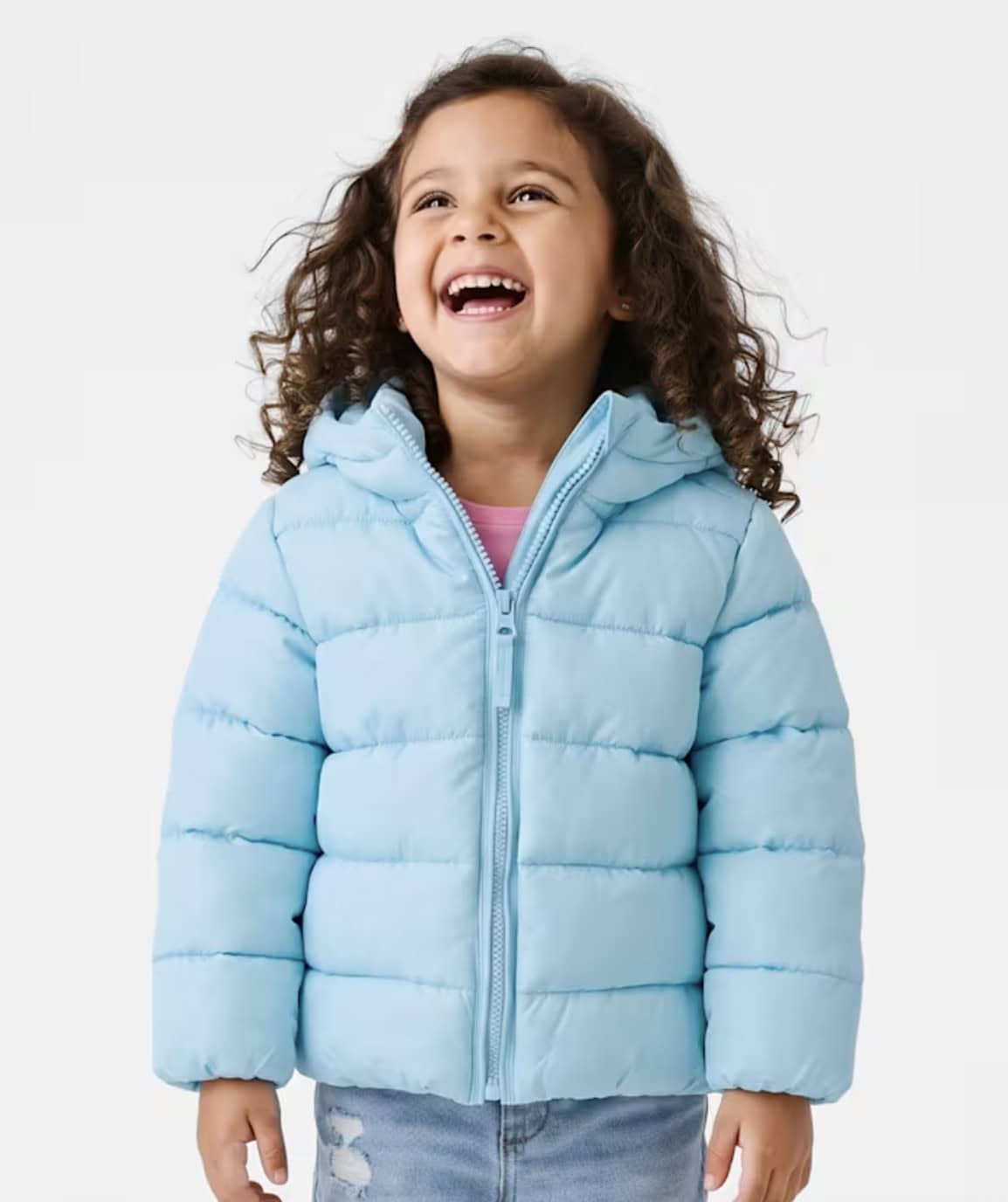 Toddler Girls Hooded Puffer Jacket