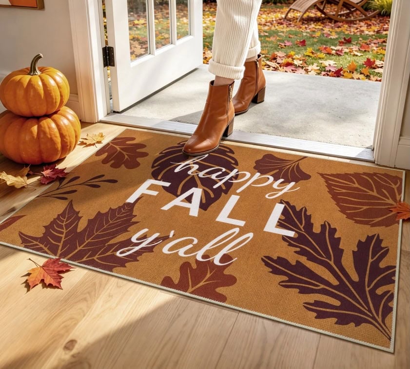 U'Artlines Fall Front Door Mat Rug