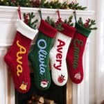 VKPOYNRO Large Personalized Christmas Stocking
