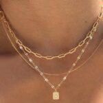 YEEZII Layered Gold Necklace