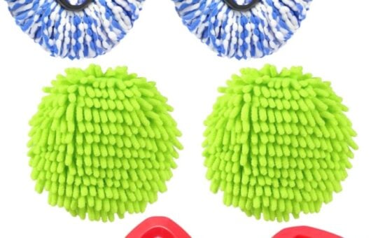 YZJAJZY 6 Pack Spin Mop Heads Replacements
