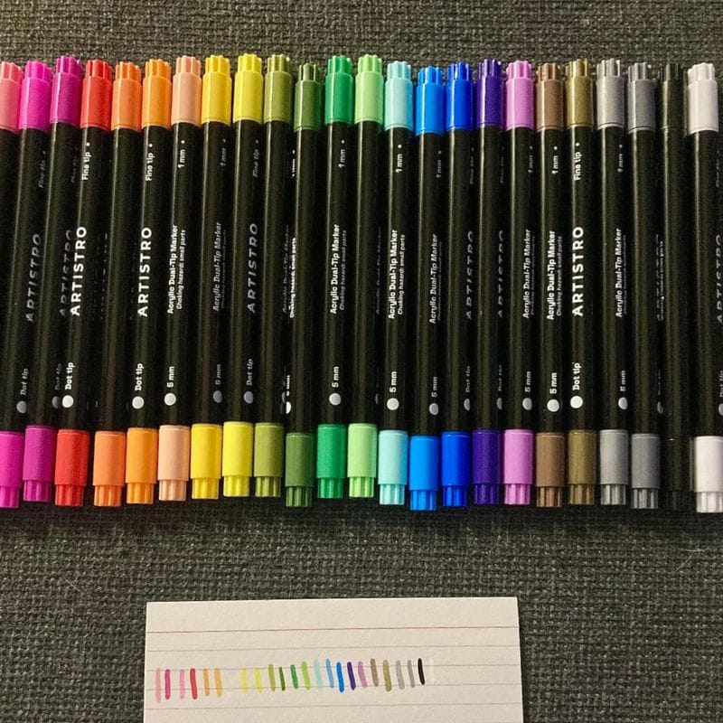 acrylic paint markers (4) acrylic paint markers (4)