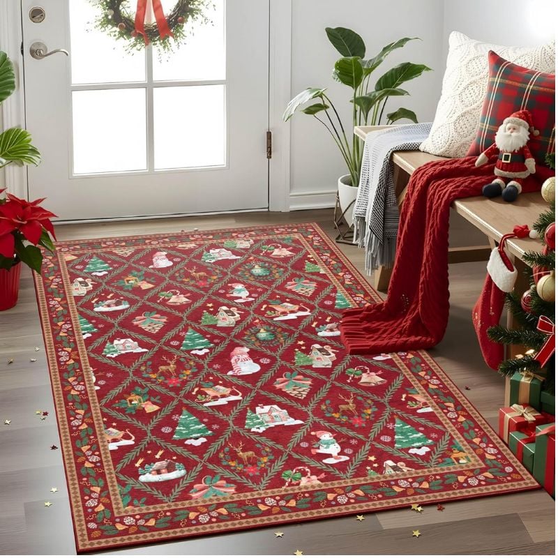 amazon christmas rugs amazon christmas rug