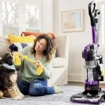 bissell power force helix pet deluxe bagless upright vacuum