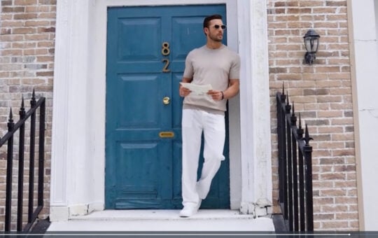 coofandy linen blend pants