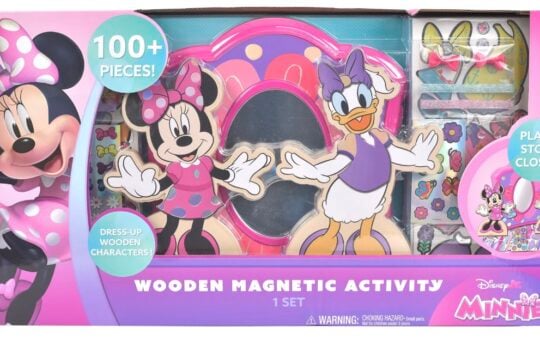 disney minnie mouse wooden activity set