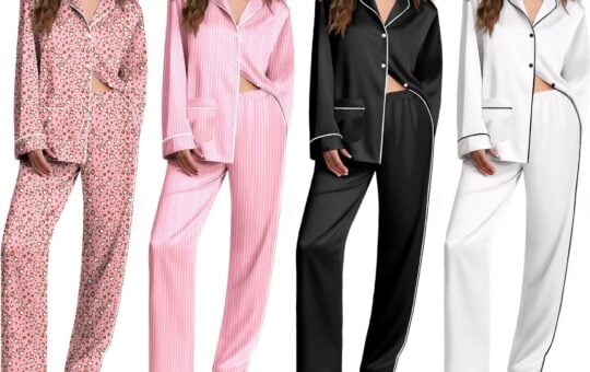 ekouaer satin pjs