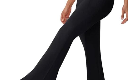 flare yoga pants with pockets dlooda