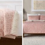 floral quilt dupe