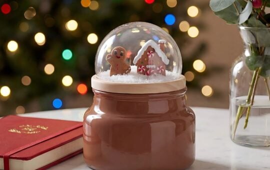 gingerbread candle