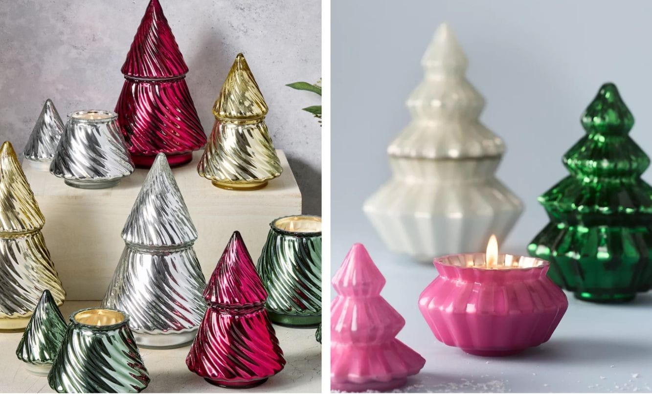 glass christmas tree candles dupe glass christmas tree candles dupe