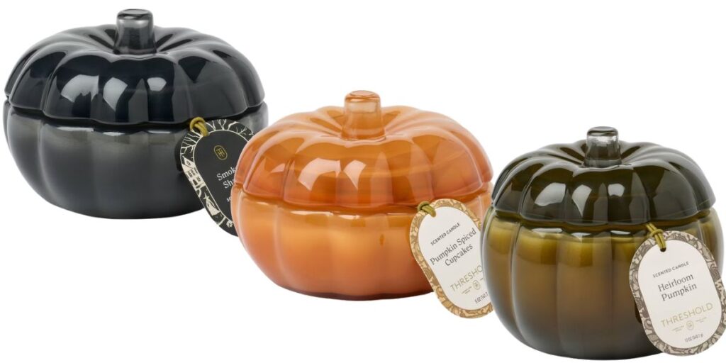 glass pumpkins